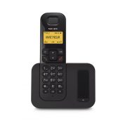 Радиотелефон Texet TX-D6605А в черном цвете. Вид спереди.